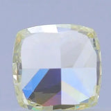 0.58ct Cushion brilliant Natural Diamond (Colour Fancy Light Yellow, Clarity VS1, GIA Certified)