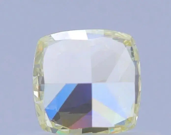 0.58ct Cushion brilliant Natural Diamond (Colour Fancy Light Yellow, Clarity VS1, GIA Certified)