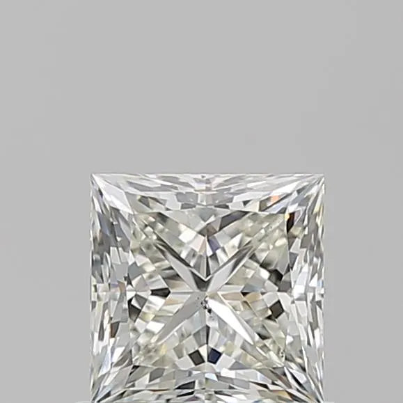 0.82ct Princess Natural Diamond (Colour J, Clarity SI1, GIA Certified)