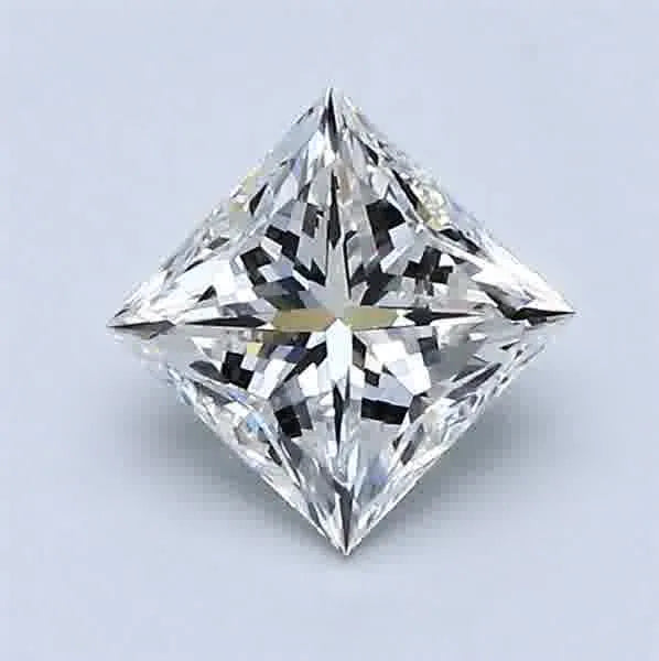 0.90ct Princess Natural Diamond (Colour H, Clarity VVS1, GIA Certified)