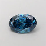 1.05ct Oval Lab Grown Diamond (Colour Fancy Vivid Blue, Clarity SI2, IGI Certified)