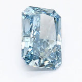 1.18ct Radiant Lab Grown Diamond (Colour Fancy Vivid Blue, Clarity VVS2, IGI Certified)