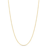 Vermeil Gold Rolo Chain showcasing a sophisticated and timeless design with rounded links.