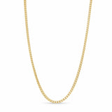 Men's Franco 18K Gold Vermeil Chain showcasing interlocking links and luxurious design.
