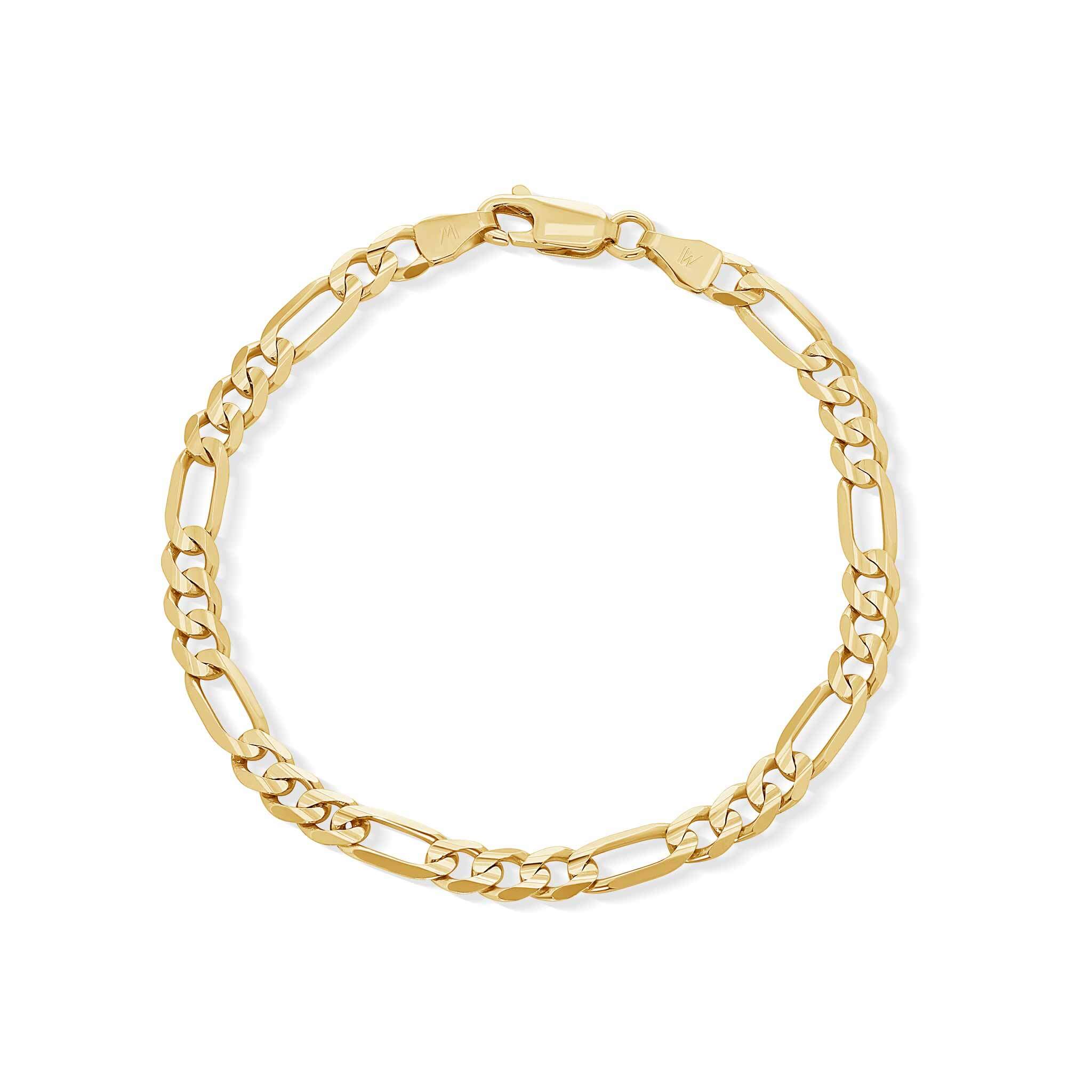 Figaro 18K Gold Vermeil Bracelet – Barkev