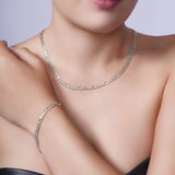 Figaro Silver Bracelet