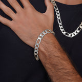 Men's Figaro Silver Bracelet