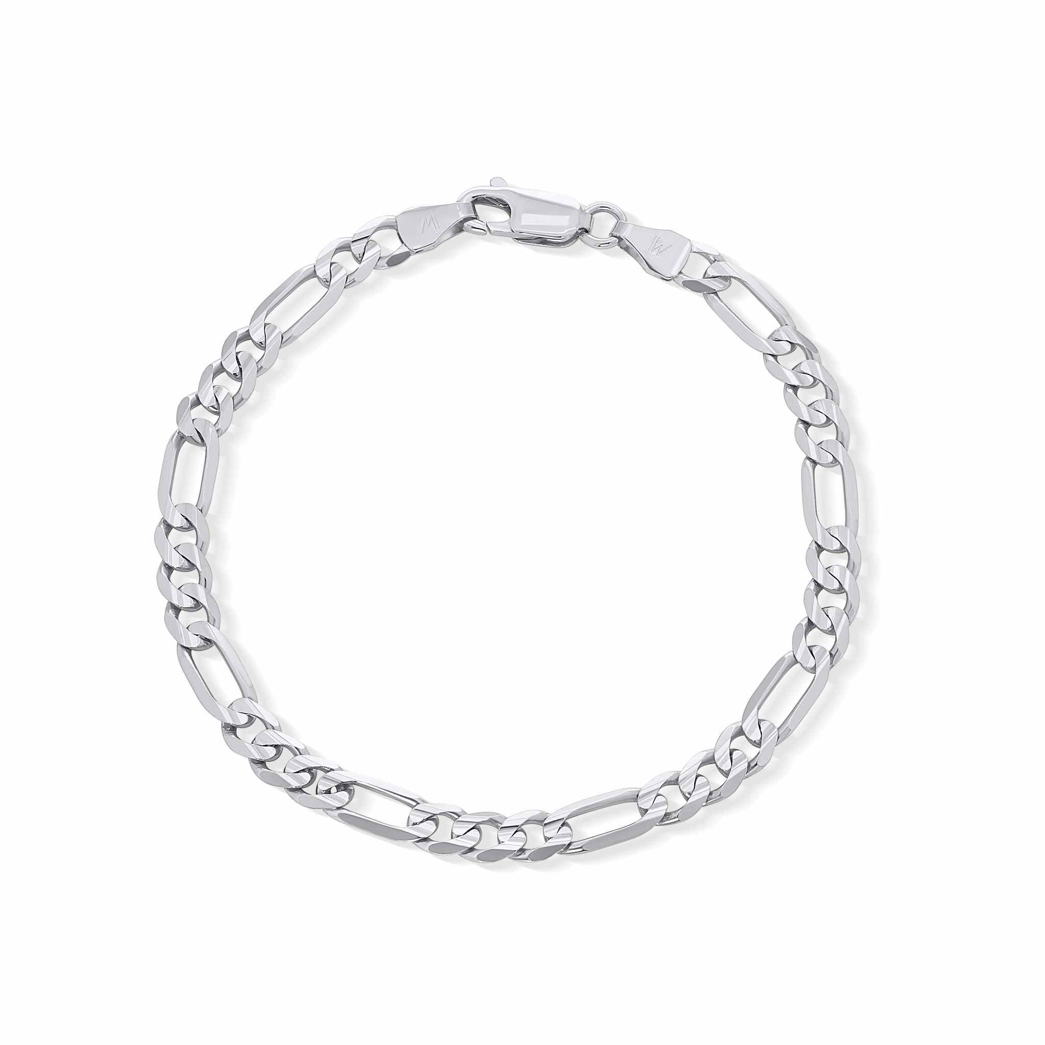 Men's Figaro Silver Bracelet