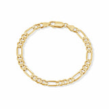 Men's Figaro Vermeil Gold Bracelet