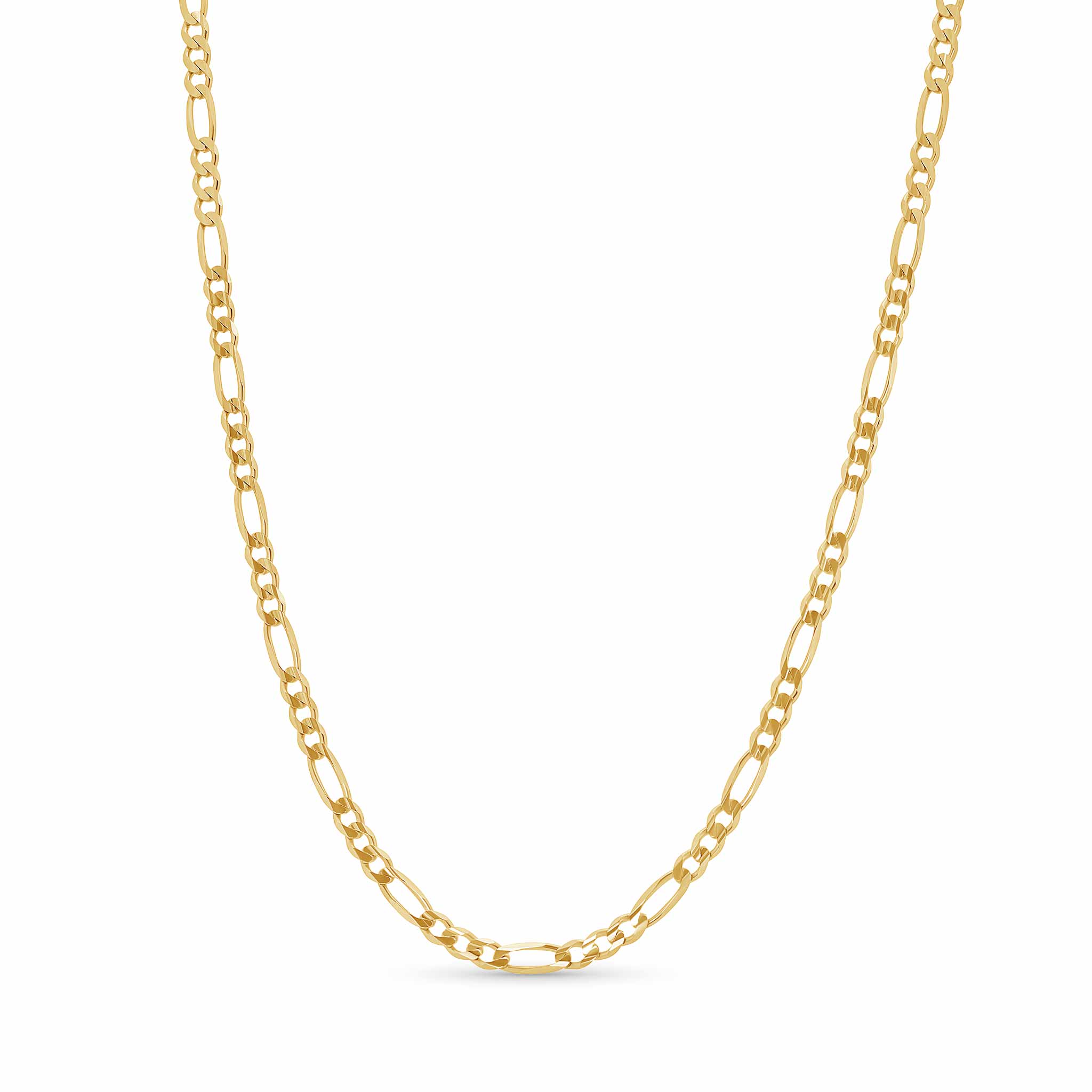 Figaro Vermeil Gold Chain