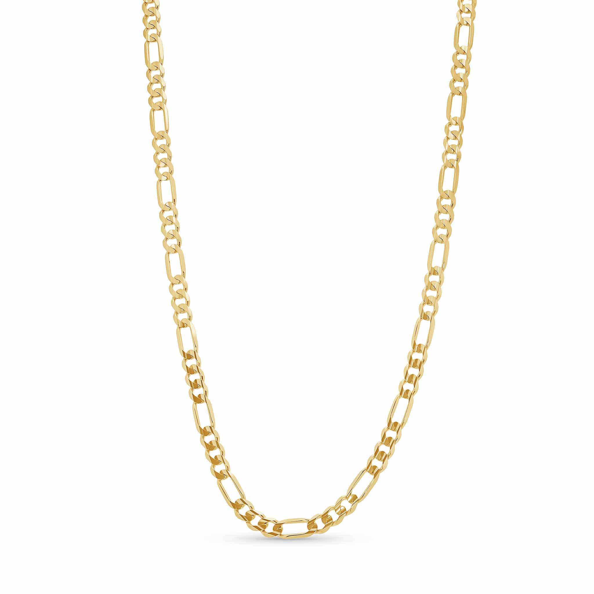 Figaro Vermeil Gold Chain