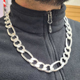 Men's Figaro Silver Chain