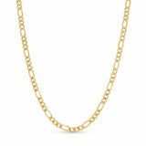Men's Figaro Vermeil Gold Chain
