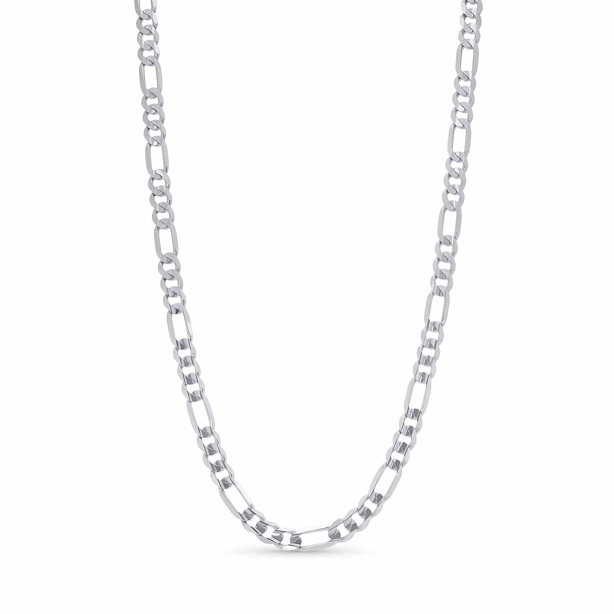 Men's Figaro Silver Chain