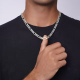 Men's Figaro Silver Chain