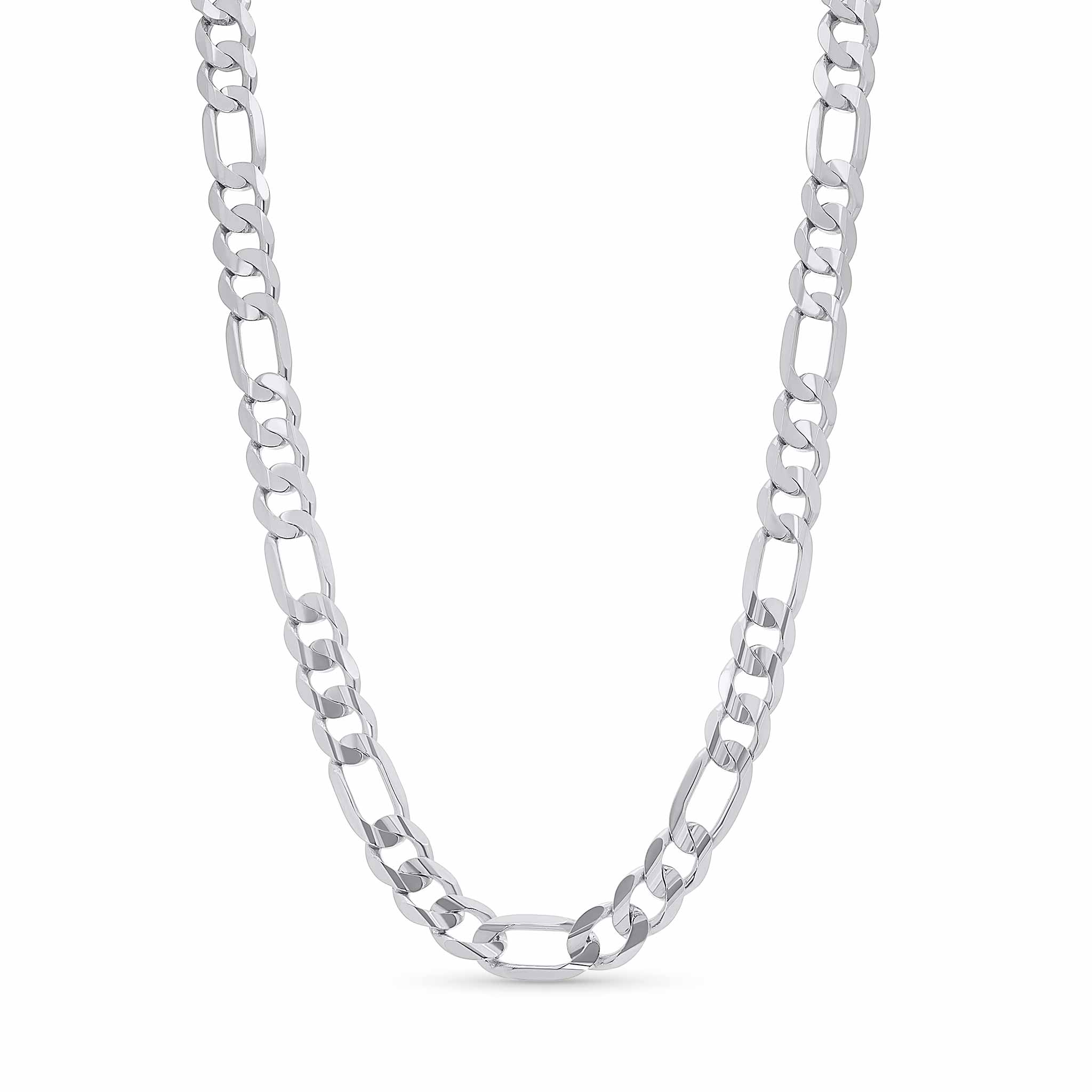 Men's Figaro Silver Chain