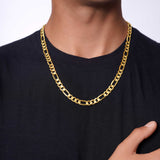 Men's Figaro Vermeil Gold Chain