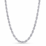 Men’s Sterling Silver Rope Chain