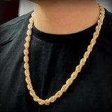 Men's 18K Gold Vermeil Rope Chain