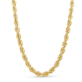 Men's 18K Gold Vermeil Rope Chain