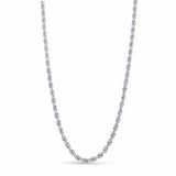 Men’s Sterling Silver Rope Chain