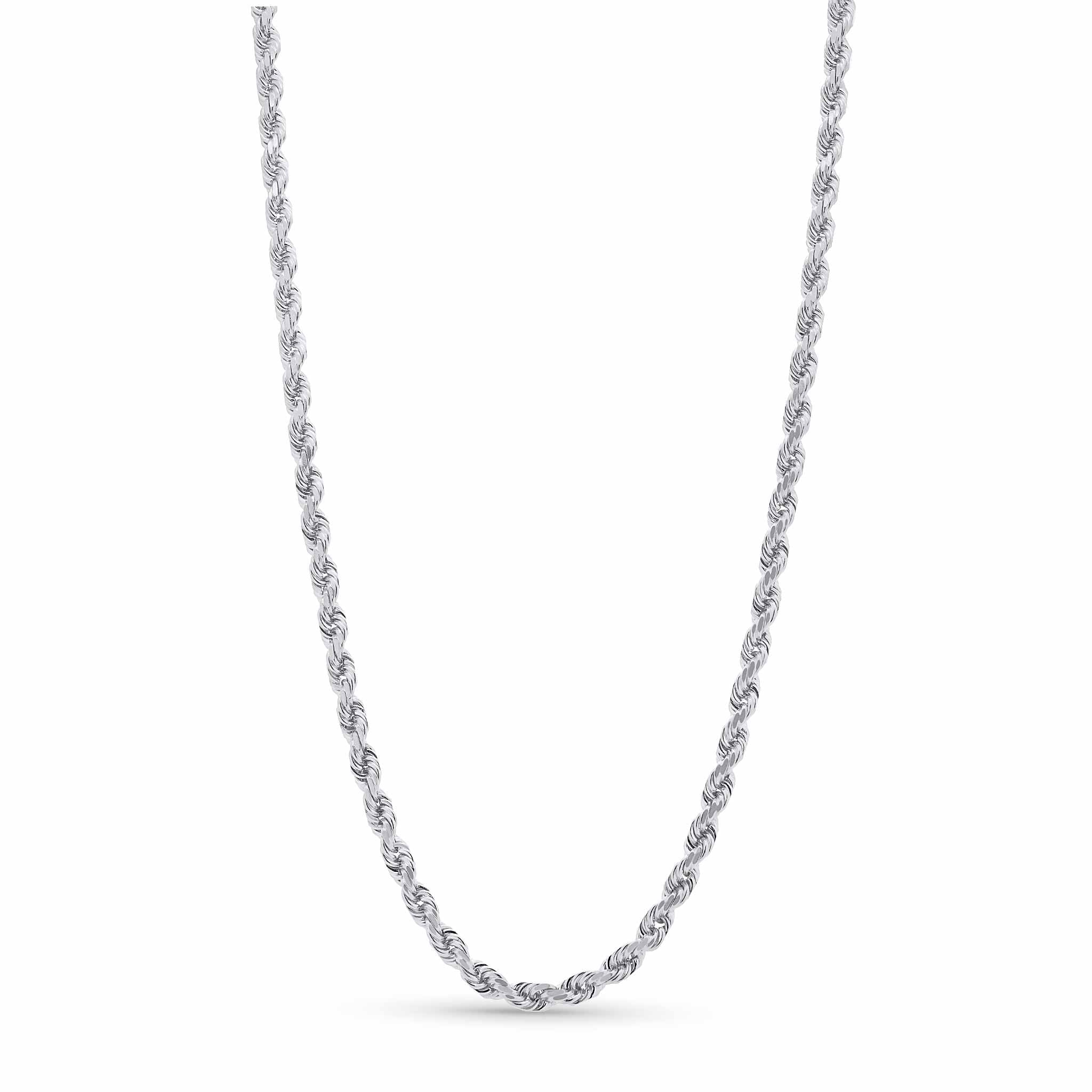 Men’s Sterling Silver Rope Chain