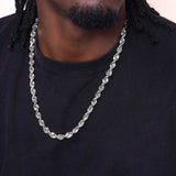Men’s Sterling Silver Rope Chain
