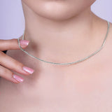 Curb Silver Chain