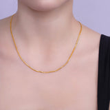 18K Gold Vermeil Curb Chain