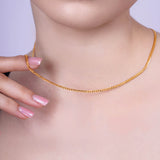 18K Gold Vermeil Curb Chain