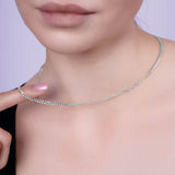 Curb Silver Chain