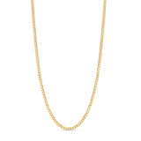 18K Gold Vermeil Curb Chain