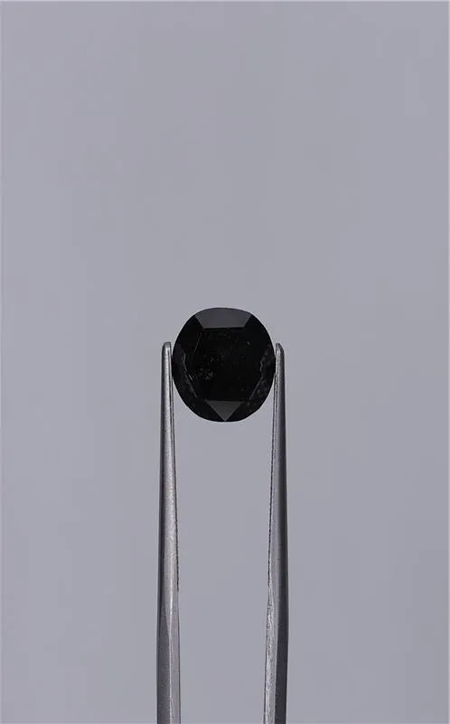 2.04ct Oval Natural Diamond (Colour Fancy Black, Clarity VVS2, Cut EX, GIA Certified)