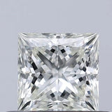 0.51ct Princess Natural Diamond (Colour J, Clarity VS2, Cut EX, IGI Certified)