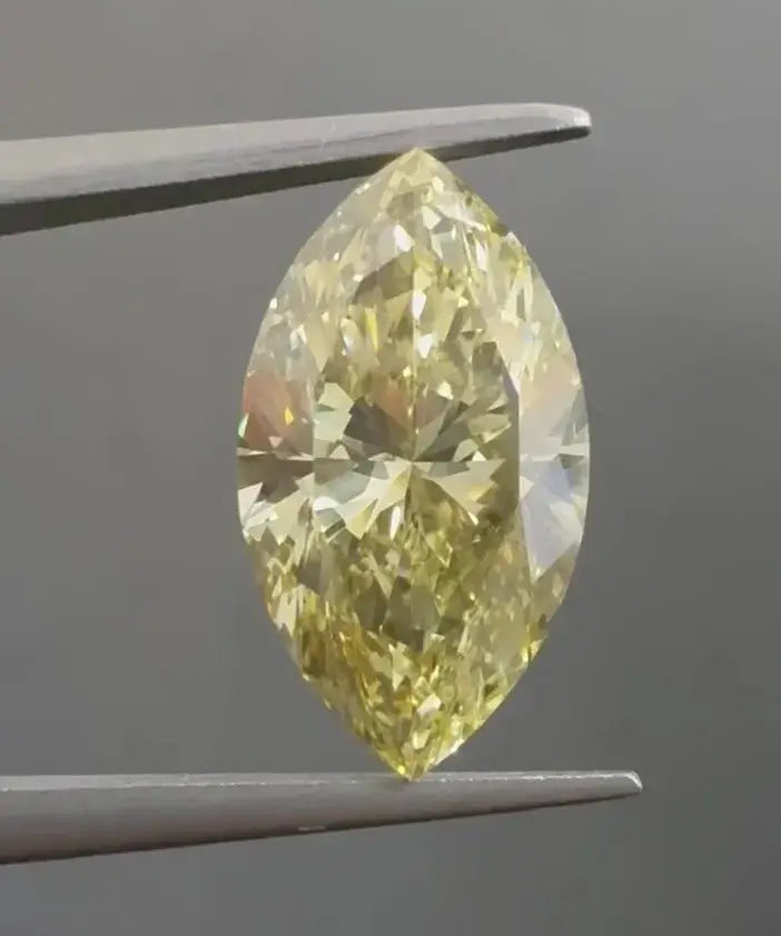 3.01ct Marquise Natural Diamond (Colour Fancy Brownish Yellow, Clarity SI2, GIA Certified)