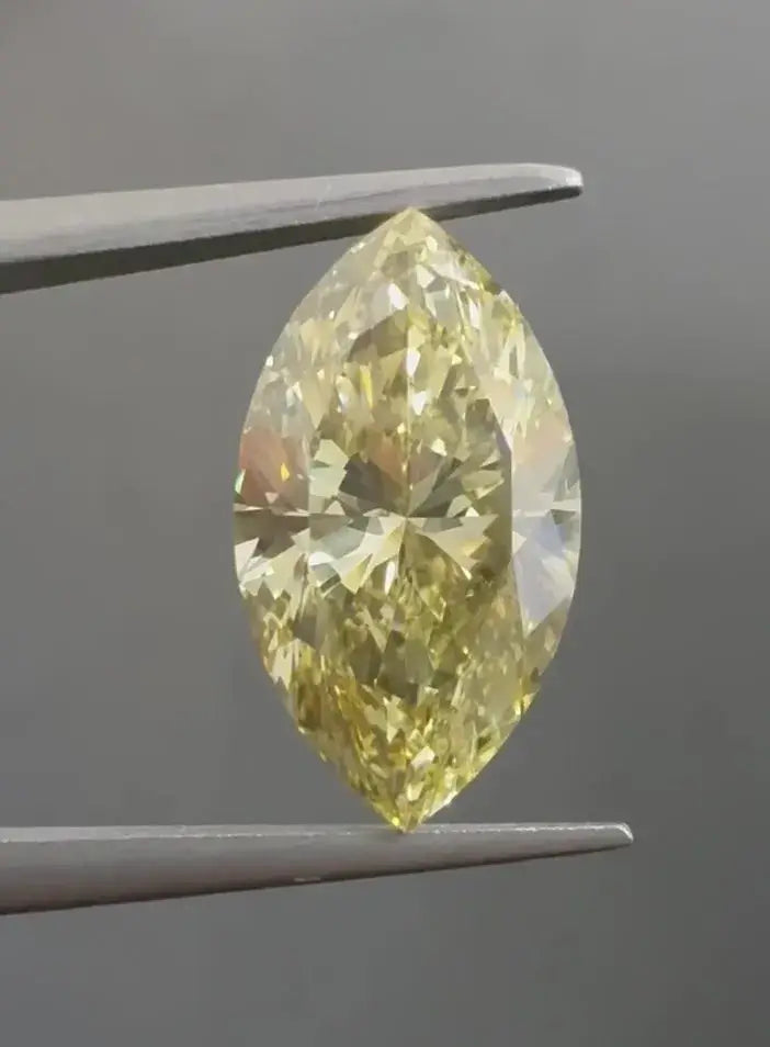 3.01ct Marquise Natural Diamond (Colour Fancy Brownish Yellow, Clarity SI2, GIA Certified)