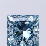 3.03ct Princess Lab Grown Diamond (Colour Fancy Intense Blue, Clarity VS1, IGI Certified)
