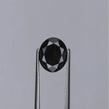 3.10ct Oval Natural Diamond (Colour Fancy Black, Clarity VVS2, Cut EX, GIA Certified)