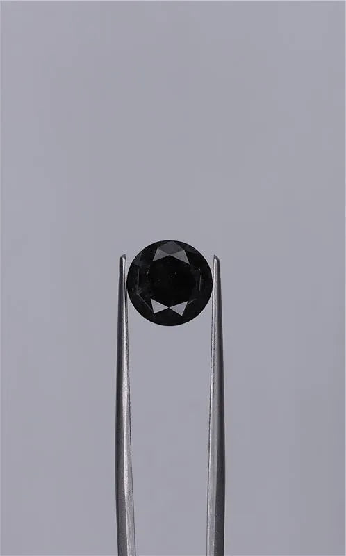 3.27ct Round Natural Diamond (Colour Fancy Black, Clarity VVS2, Cut EX, GIA Certified)