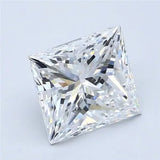 3.52ct Princess Natural Diamond (Colour D, Clarity VVS2, Cut VG, GIA Certified)