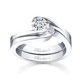 Unique Solitaire Lab Diamond Wedding Set
