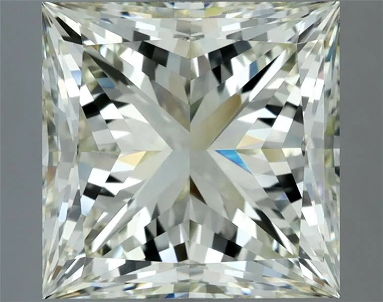 4.02ct Princess Natural Diamond (Colour K, Clarity VS1, Cut VG, IGI Certified)