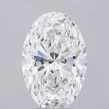 4.42ct Oval Lab Grown Diamond (Colour E, Clarity IF, IGI Certified)