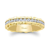 Vintage Channel Set Diamond Wedding Band