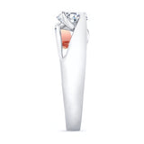 Wide Split Shank Solitaire Ring