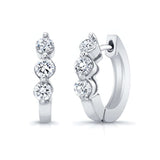 0.5 Carat Lab Grown Diamond Hoop Earrings