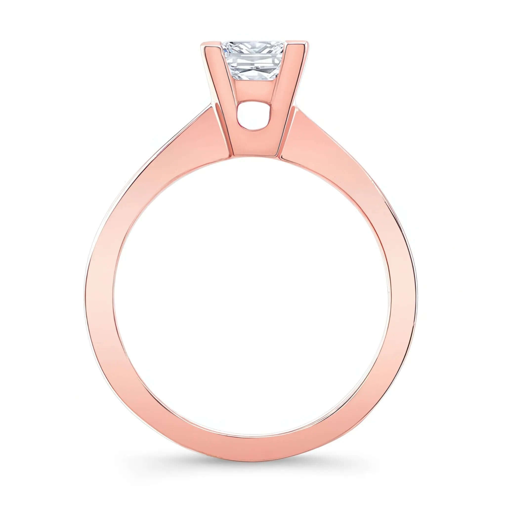 Princess Cut Solitaire Diamond Ring