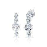 Unique Linear Lab Diamond Earrings