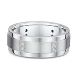 Unique Men's Diamond Wedding Band