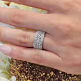White Diamond Wedding Band